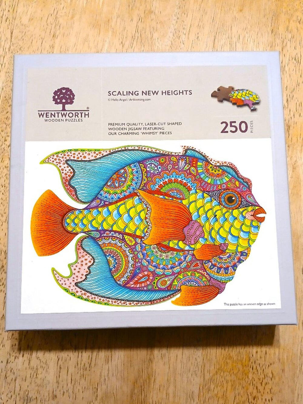 Wentworth "Scaling New Heights" Wooden Jigsaw Puzzle, 250 Pieces